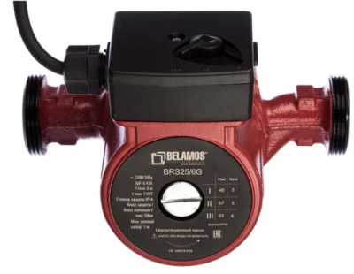����� �������������� BRS25/6G (180��) � ������� BELAMOS