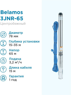     3JNR-65/3 (3", 685, 3200/, 65, 1") . 15 ( 30) BELAMOS