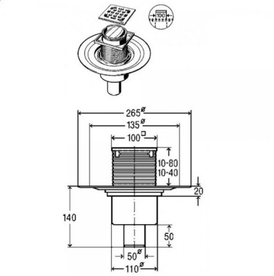 ���� 50*100*100 ������������ ������������, ����� ������. ������� ���������� TIM BAD661001